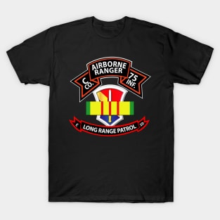 C Co 75th Ranger - 1st Field Force - VN Ribbon - LRSD T-Shirt